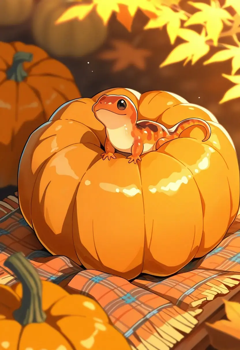 Autumn Gecko's Delight - original