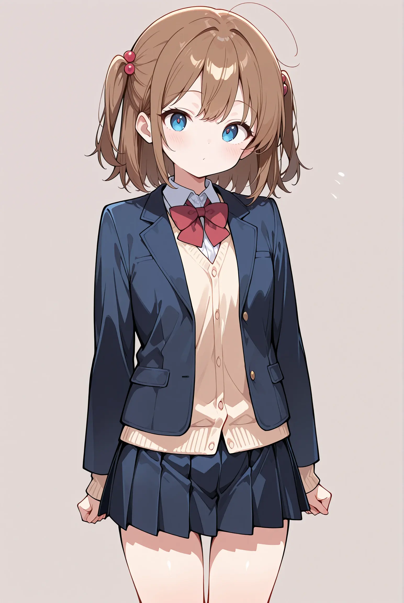 Charming Anime Schoolgirl