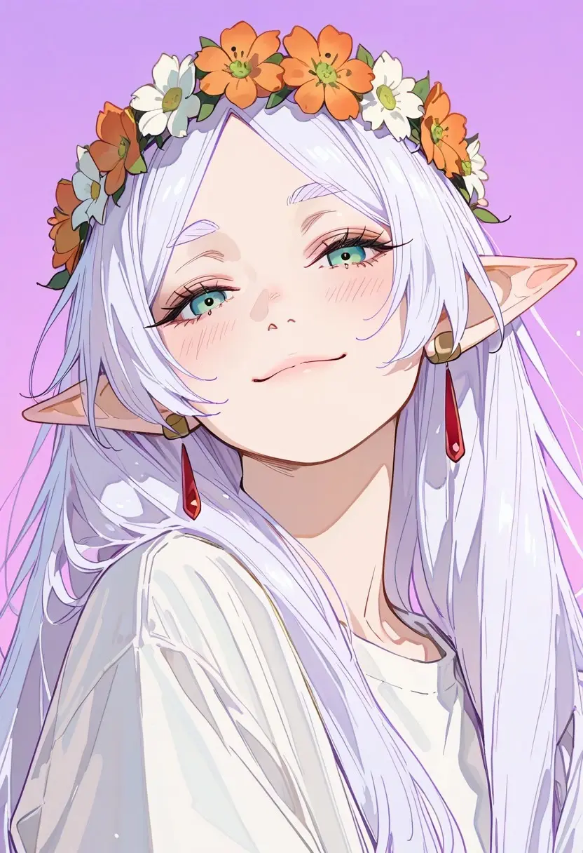 Ethereal Elf in Bloom - original