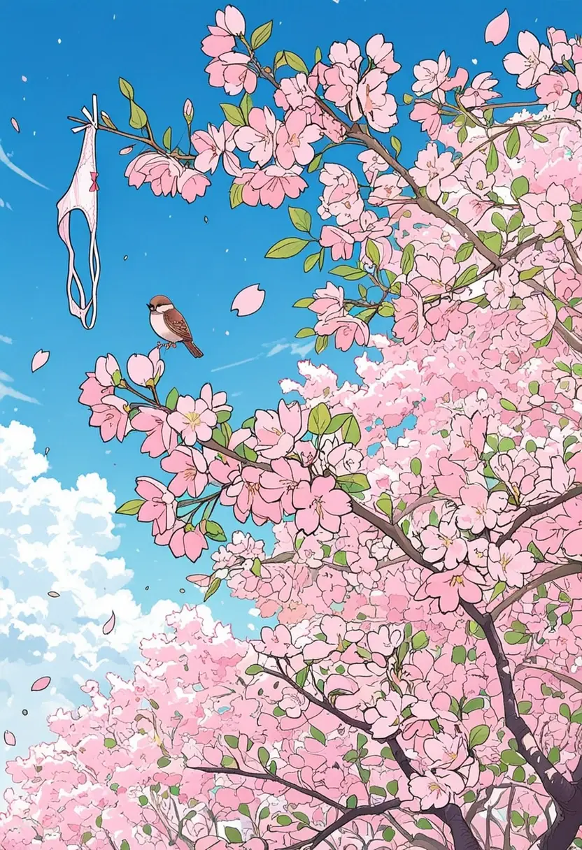 Springtime Whimsy - original