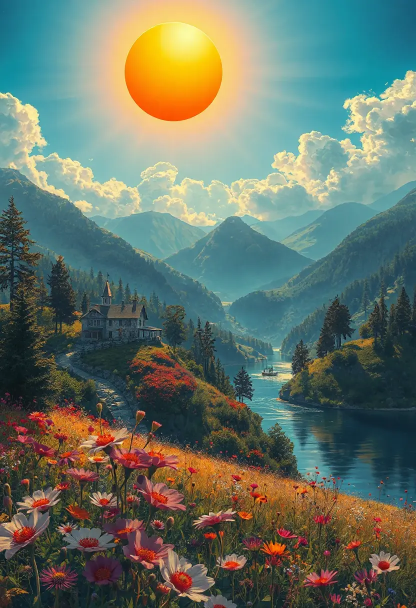 Sun-Drenched Alpine Sanctuary