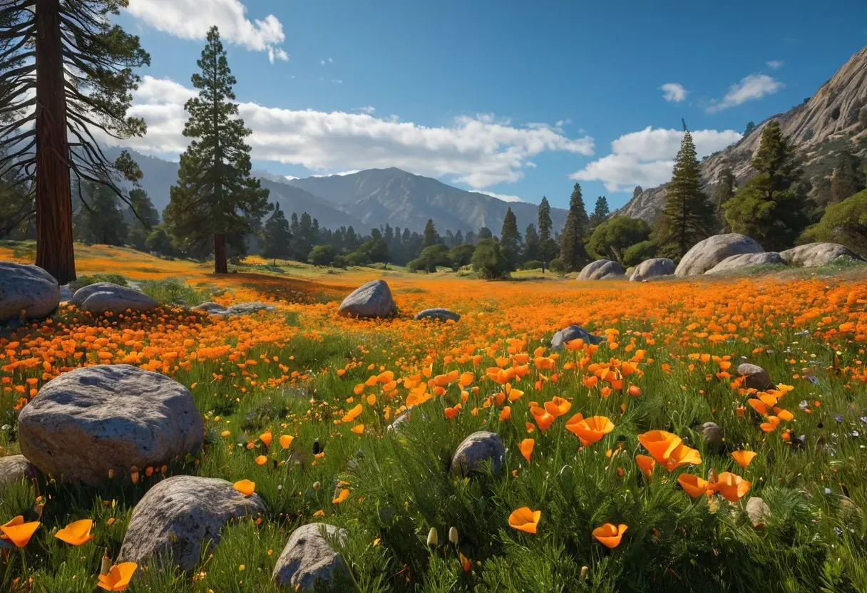 Golden Poppy Meadow Retreat
