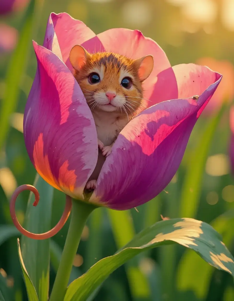 Little Mouse in Bloom