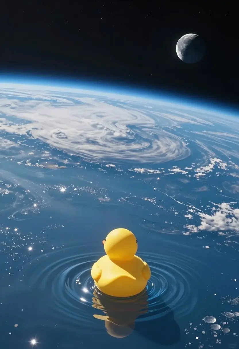 Celestial Rubber Duck Voyage - original