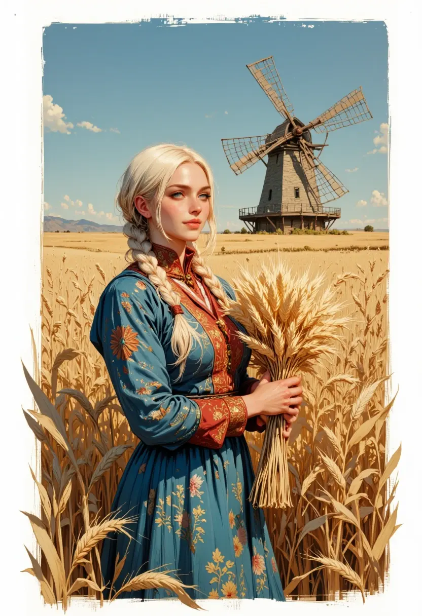 Harvest Maiden's Gaze - original