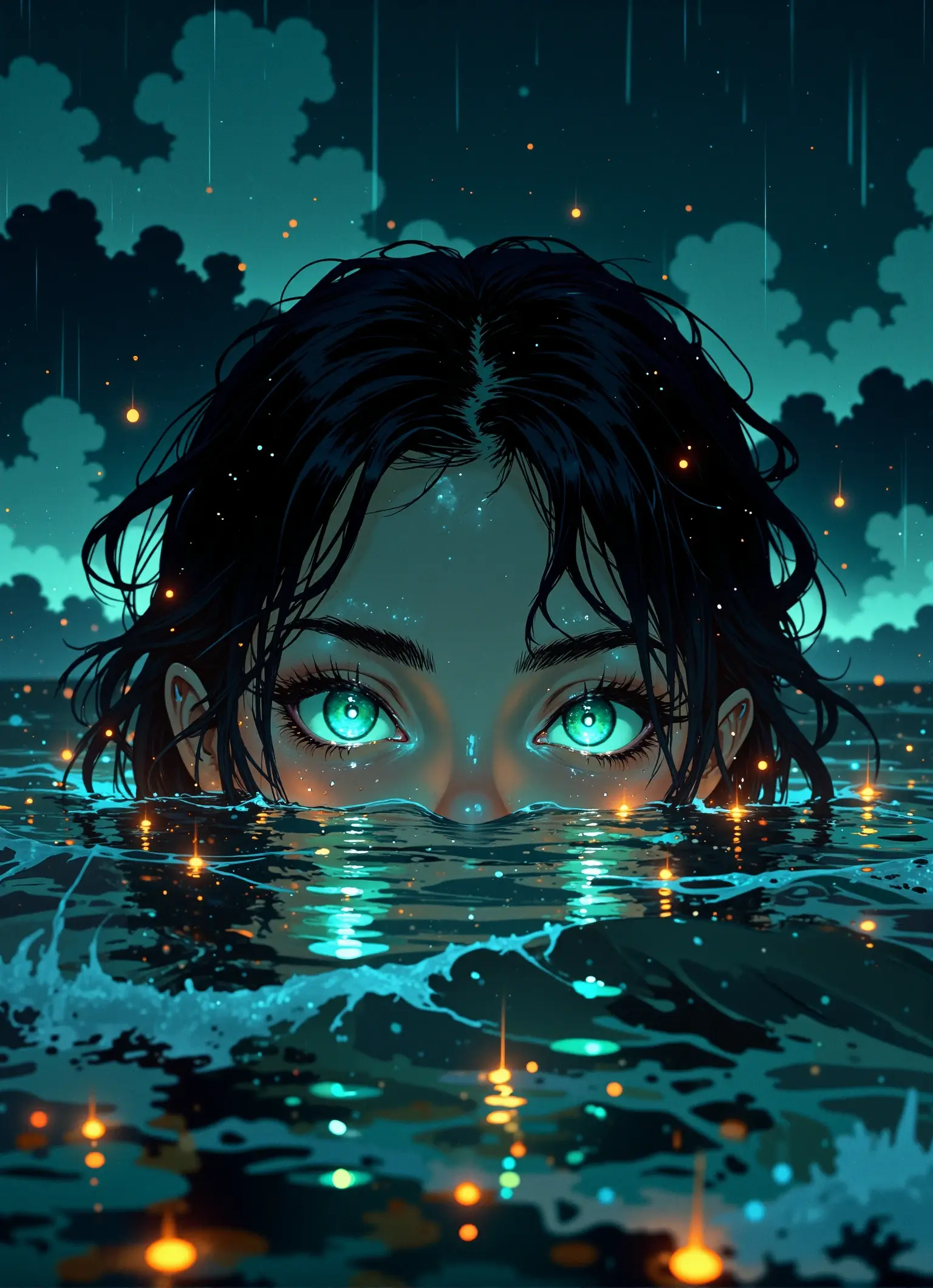 Ethereal Aquatic Gaze