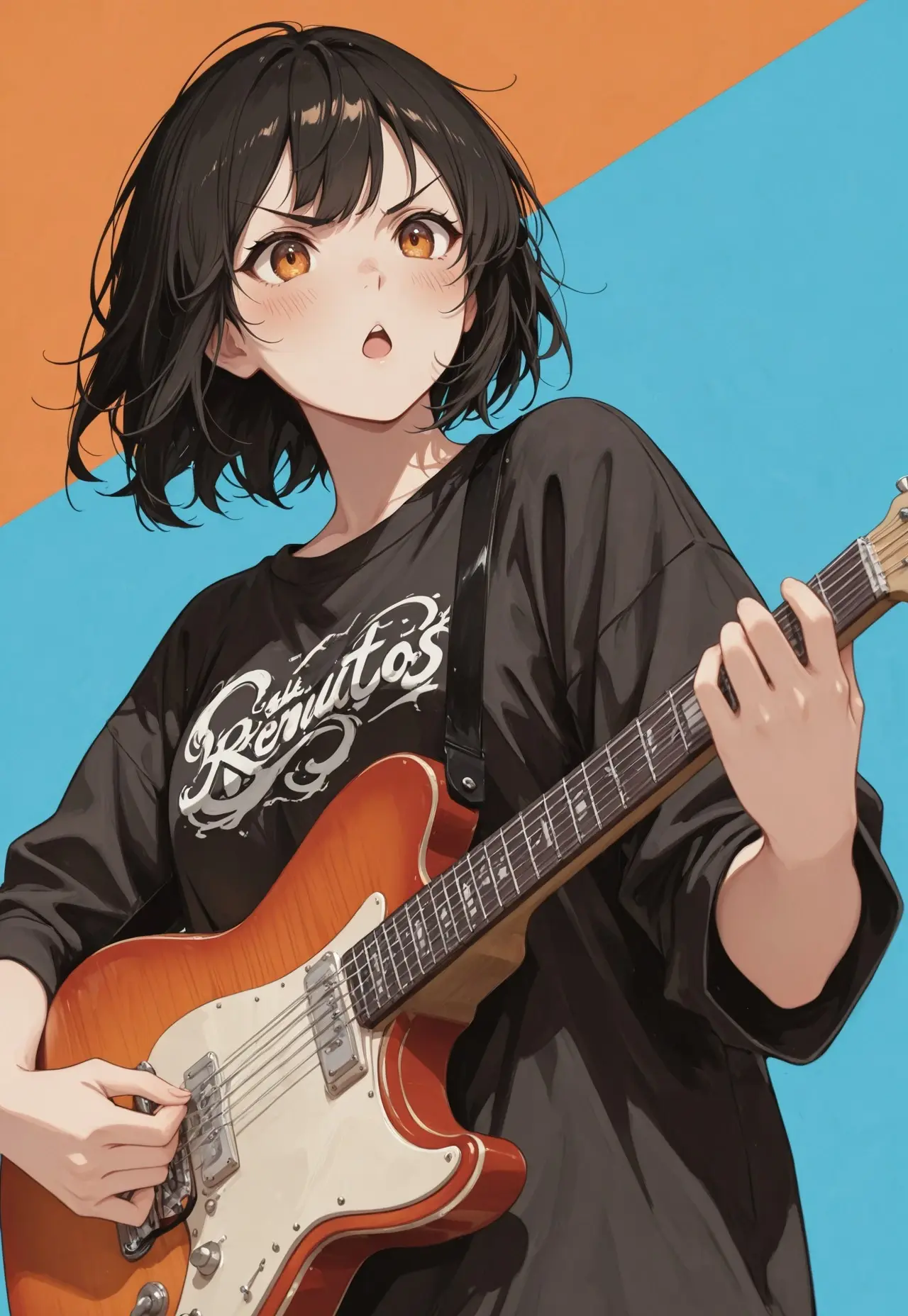 Sonic Resonance in Monochrome and Amber - variant