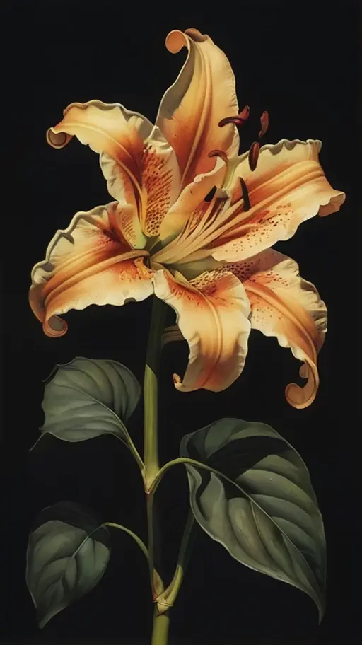 Amber Petals in Respite - original