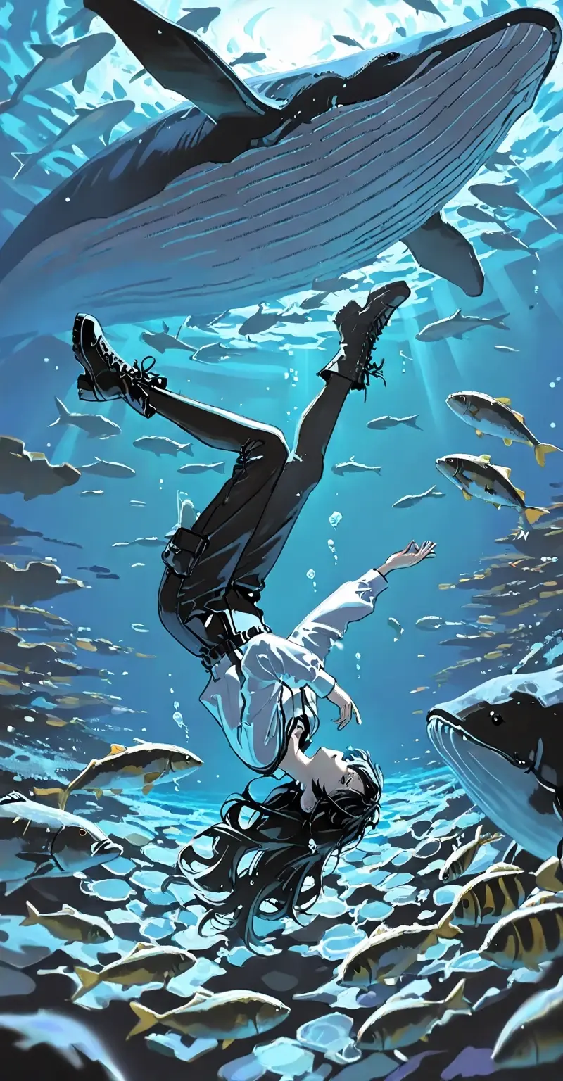 Submerged Serenity - original