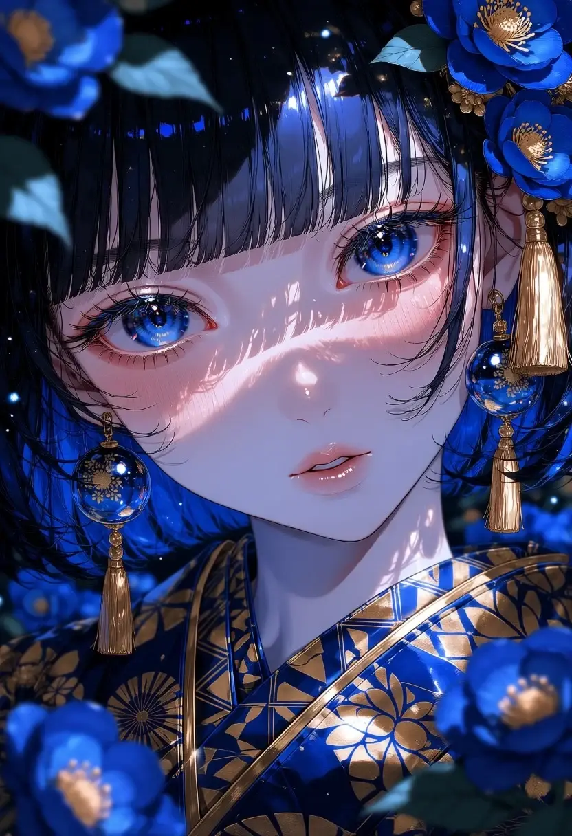 Midnight Bloom Serenade - original