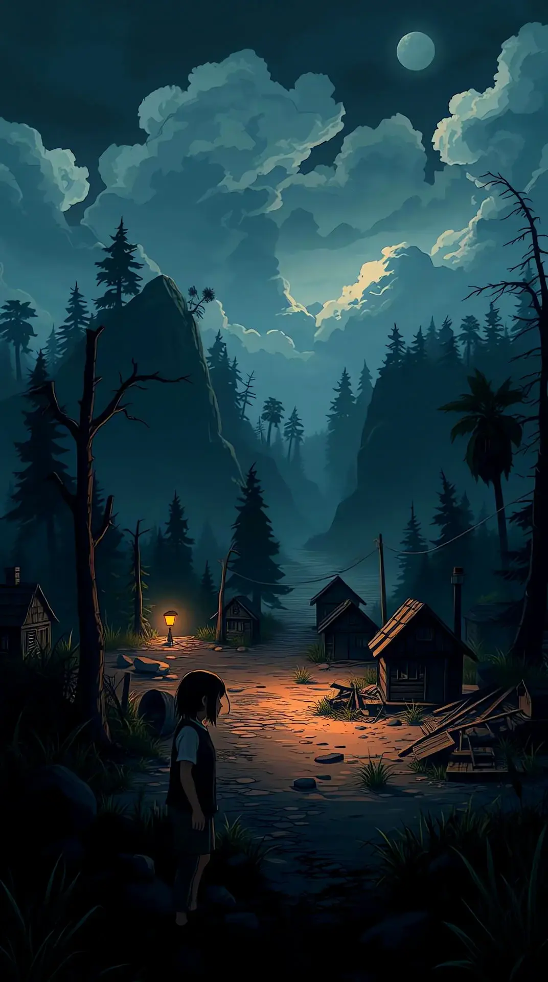The Lonely Sentinel at Dusk