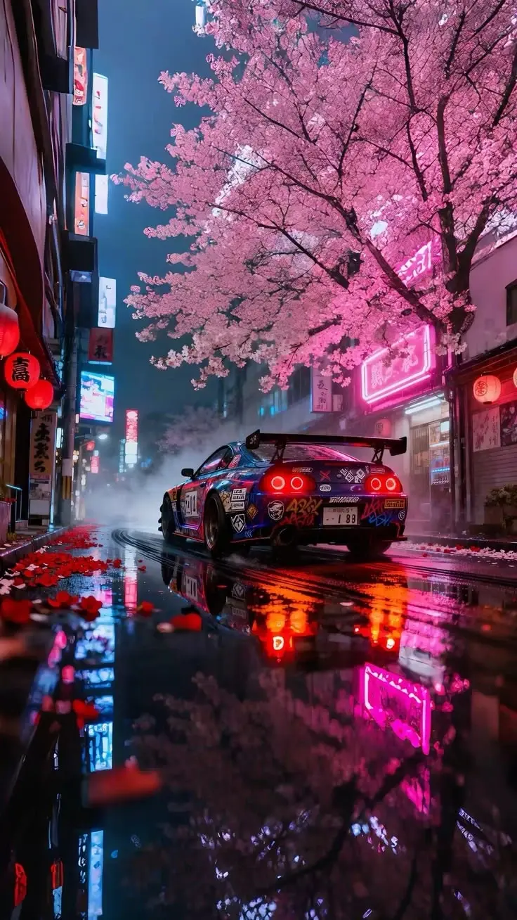 Neon Sakura Drive - original